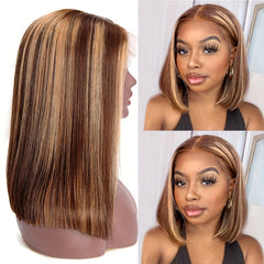 Ombre Honey Brown Short Bob Wig