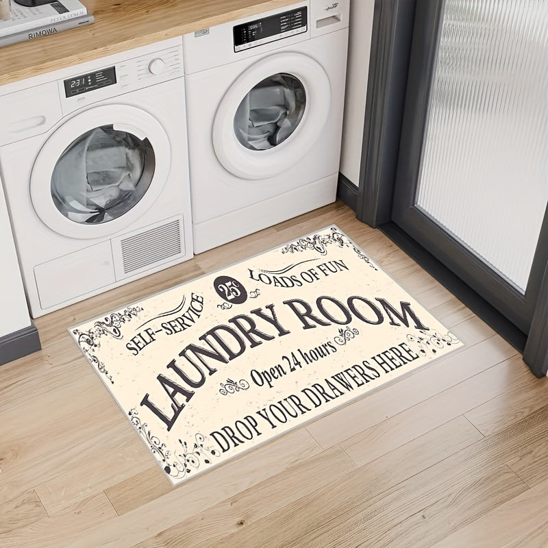 Non-slip Laundry Room Mat for Home Decor