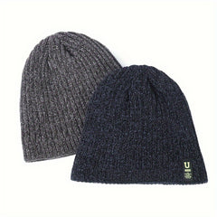 Velvet Knitted Warm Beanie Hat Ear Protection Winter Hat