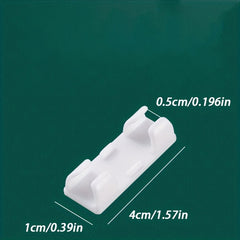 10pcs Self Adhesive Cable Clips For TV PC Wires Tidy Cable Management
