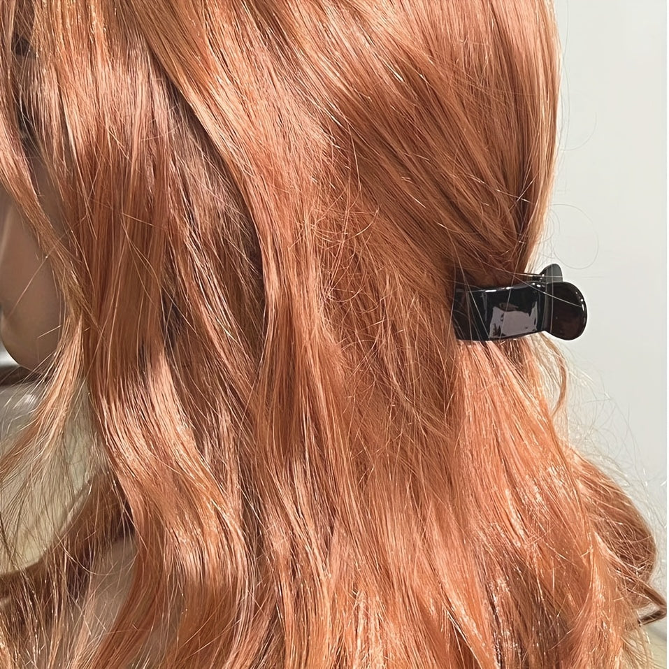 Leopard Pattern Hair Claw Clip Medium Size Nonslip Ponytail Holder
