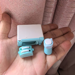 3pcs Dollhouse Microwave & Toaster Accessories for Dollhouses