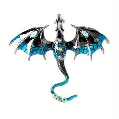 Enamel Fly Dragon Brooch Animal Pin Jewelry Couple Brooch Accessories