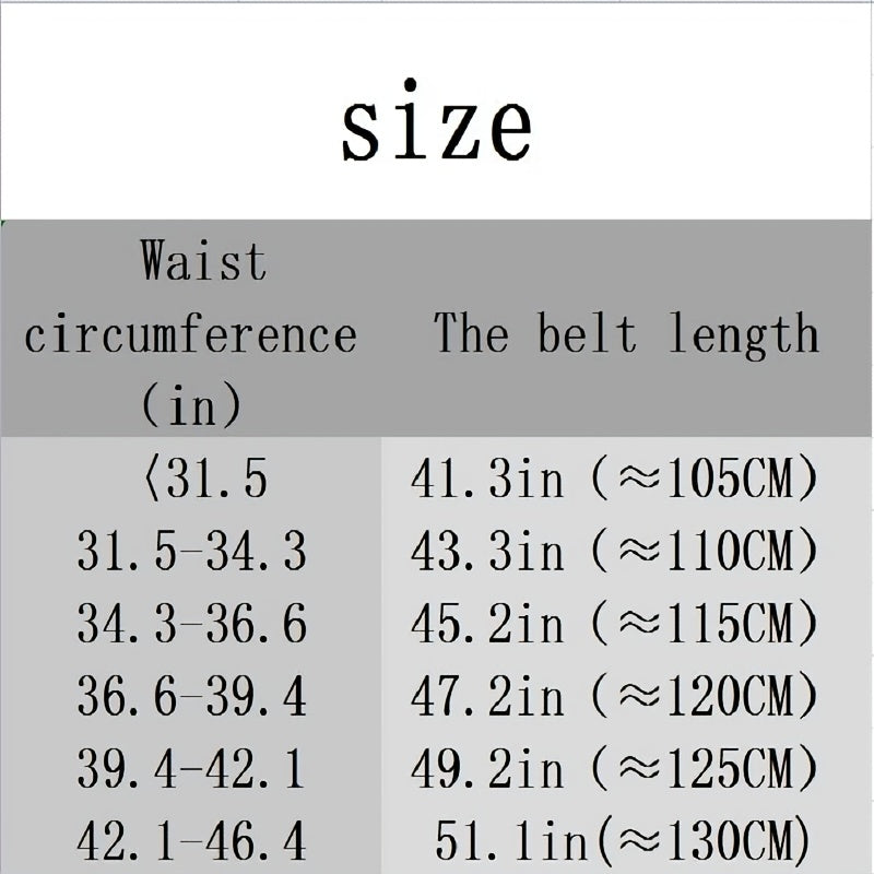 Casual Men's Belt w/ Automatic Buckle