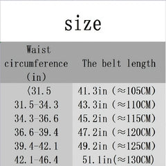 Casual Men's Belt w/ Automatic Buckle