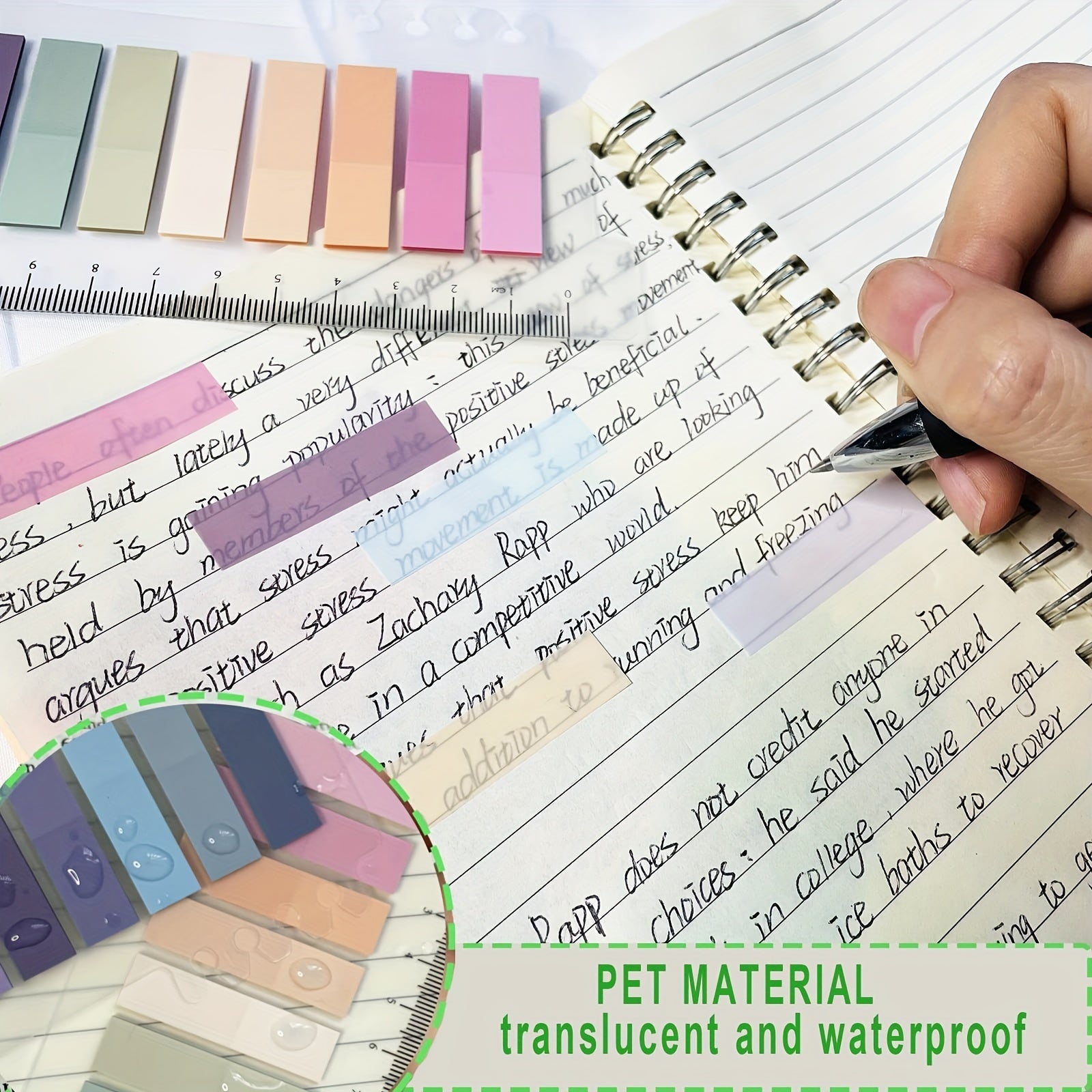 Colorful Book Tabs 1600 Pcs Sticky Tabs