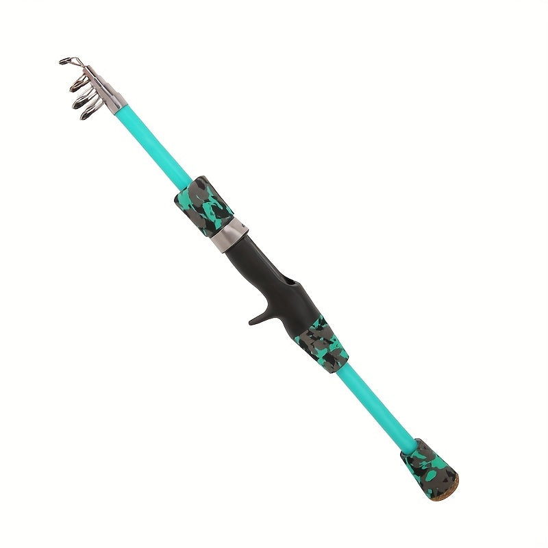 Telescopic Lure Rod 1.8m Straight Handle Portable Short Fishing Rod