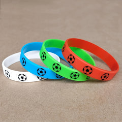 Unisex Soccer Football Silicone Bracelet - Sporty Fan Gift