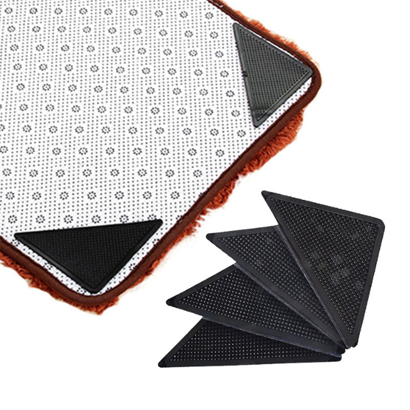 8pcs Non Slip Carpet Stickers Triangle Patches for Household