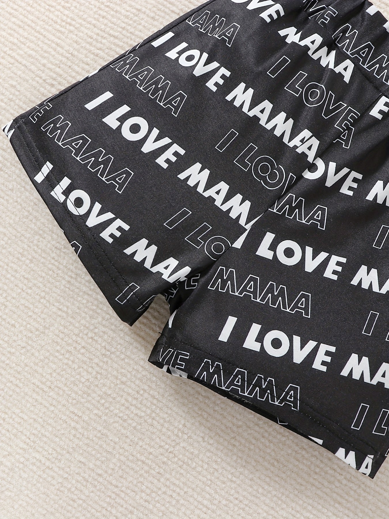 Boys Mama's Boy Casual Outfit T-shirt & Shorts Set