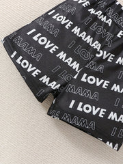 Boys Mama's Boy Casual Outfit T-shirt & Shorts Set