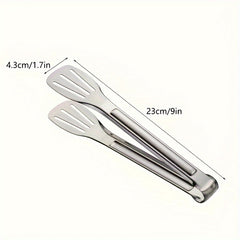 Stainless Steel Tong Skewer Food Tongs BBQ Tool Vegetable Tong
