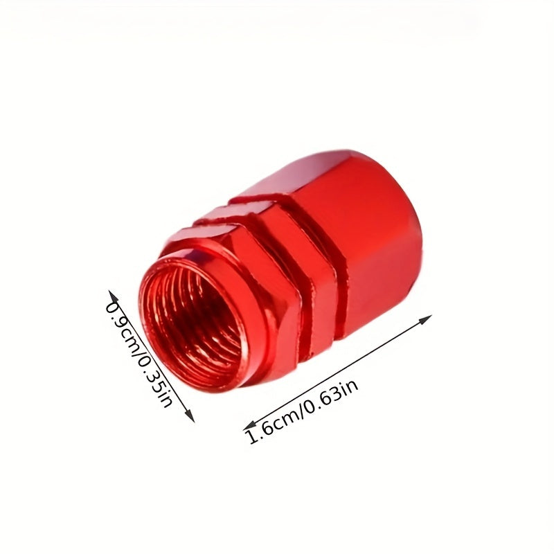 4pcs Aluminum Alloy Tire Valve Mouth Cover for Car Motorcycle Truck Bicycle