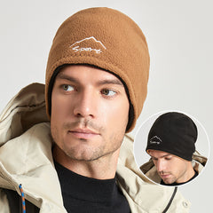 Men's Reversible Knit Beanie Winter Hat