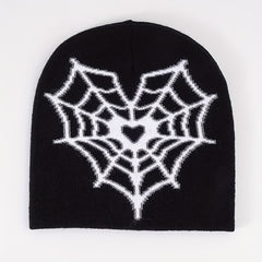 Spider Eye Jacquard Beanie Unisex Hip Hop Knit Hat