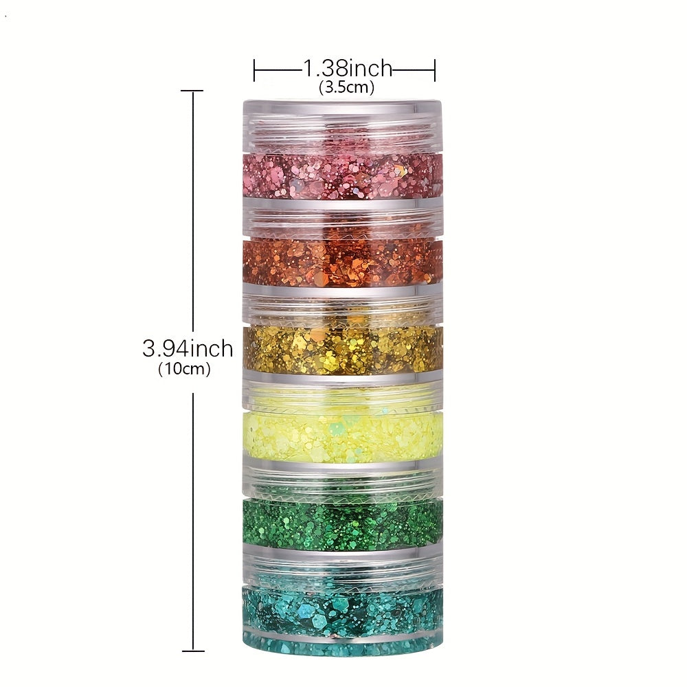 Iridescent Body Glitter - Carnival Makeup