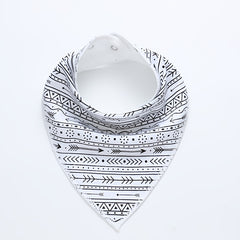 5pcs Cotton Absorbent Baby Triangle Towels Feeding Bibs