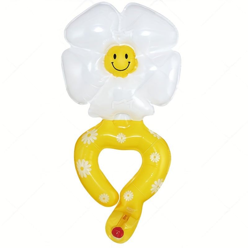 10pcs Kids Toy Wrist Balloon Cartoon Daisy Happy Face Egg Flowers
