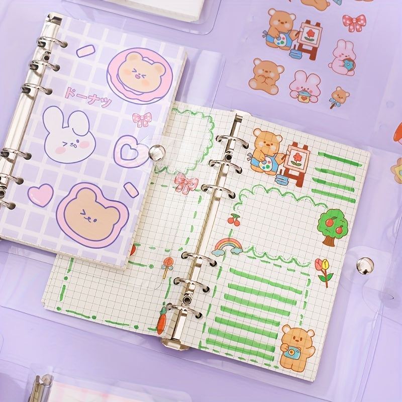 Girl Loose Leaf Diary Set Detachable Notebook