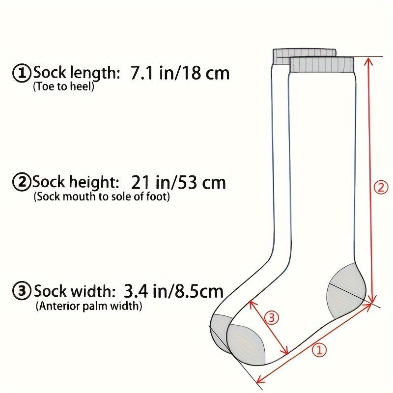Colorblock Calf Socks College Style All match Knee High Socks