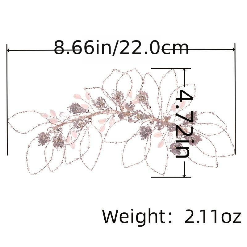 Golden Leaf Hair Comb for Brides