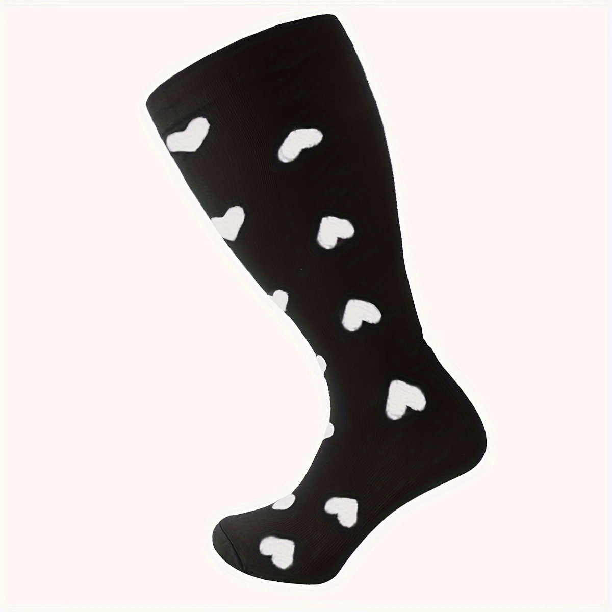 3 Pairs Plus Size Compression Socks 15-20 mmHg Circulation Support