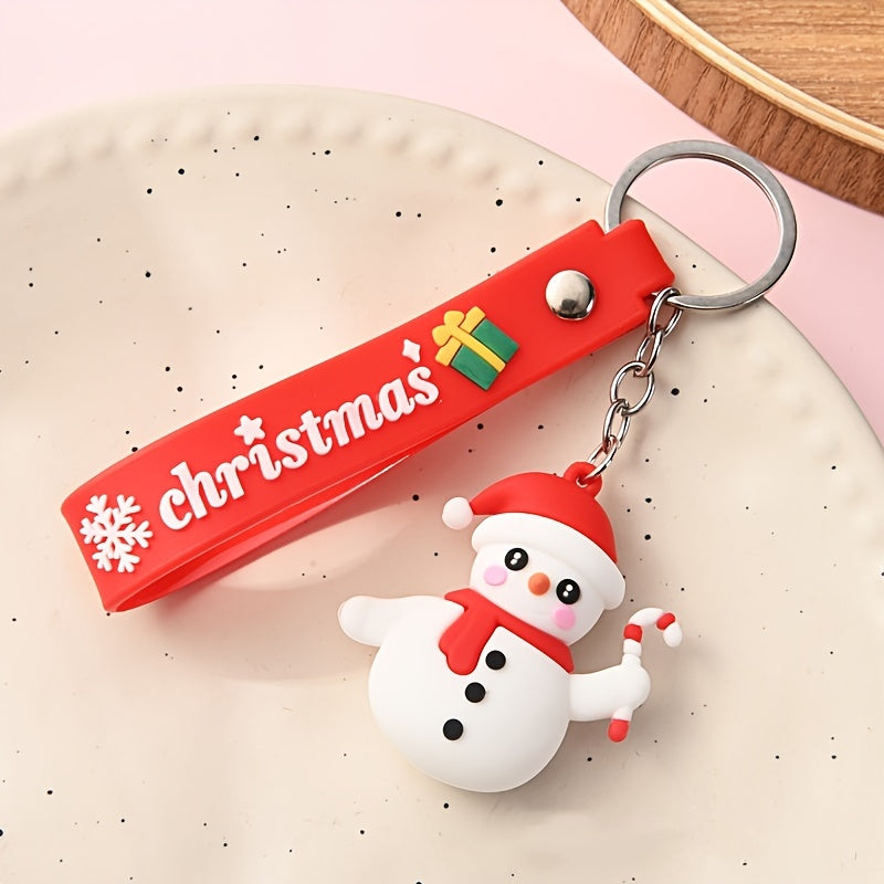 1pc Christmas Keychain Backpack Purse Decoration Accessories