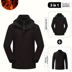Men's Active Lapel Zip Up Jacket Windbreaker