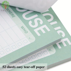 Magnetic Family To Do Planner For Fridge 52 Tear Off Sheets