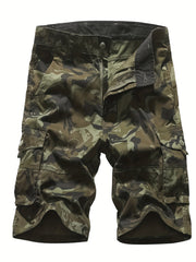 Men's Camo Cargo Shorts Military Style Casual Shorts
