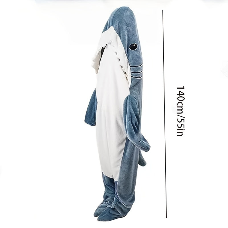 Shark Blanket Soft Flannel Warm Sleeping Bag