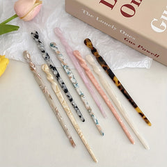 Marble Pattern Hairpin Headdress Vintage Hair Accessories