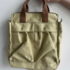 Large Capacity Colorblock Shoulder Bag Casual Crossbody Handbag