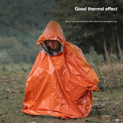 Portable Emergency Raincoat Windproof Reflective Cycling Raincoat