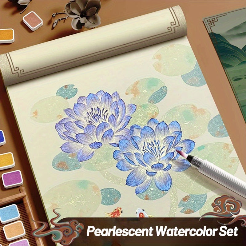 30 Colors Watercolor Paint Set for Artists