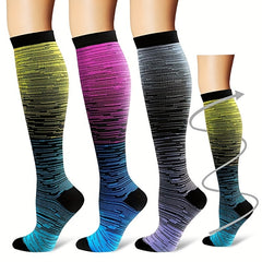 Compression Socks 20-30 mmHg for Men & Women, 6 Pairs