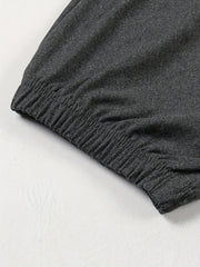  Colorblock Raglan Sleeve Top & Joggers Set