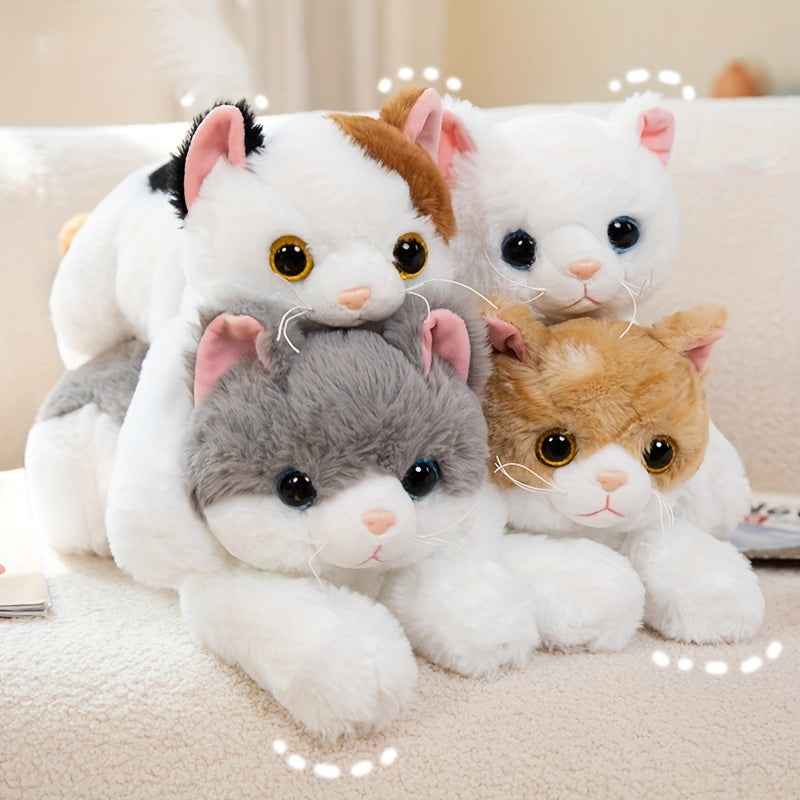 68in Plush Cat Toy Family Companion Soft Stuffed Animal Pillow