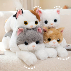 68in Plush Cat Toy Family Companion Soft Stuffed Animal Pillow
