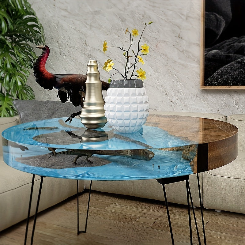 Resin Table Mold for DIY Art - Rectangular Round Irregular River Table Resin Sil