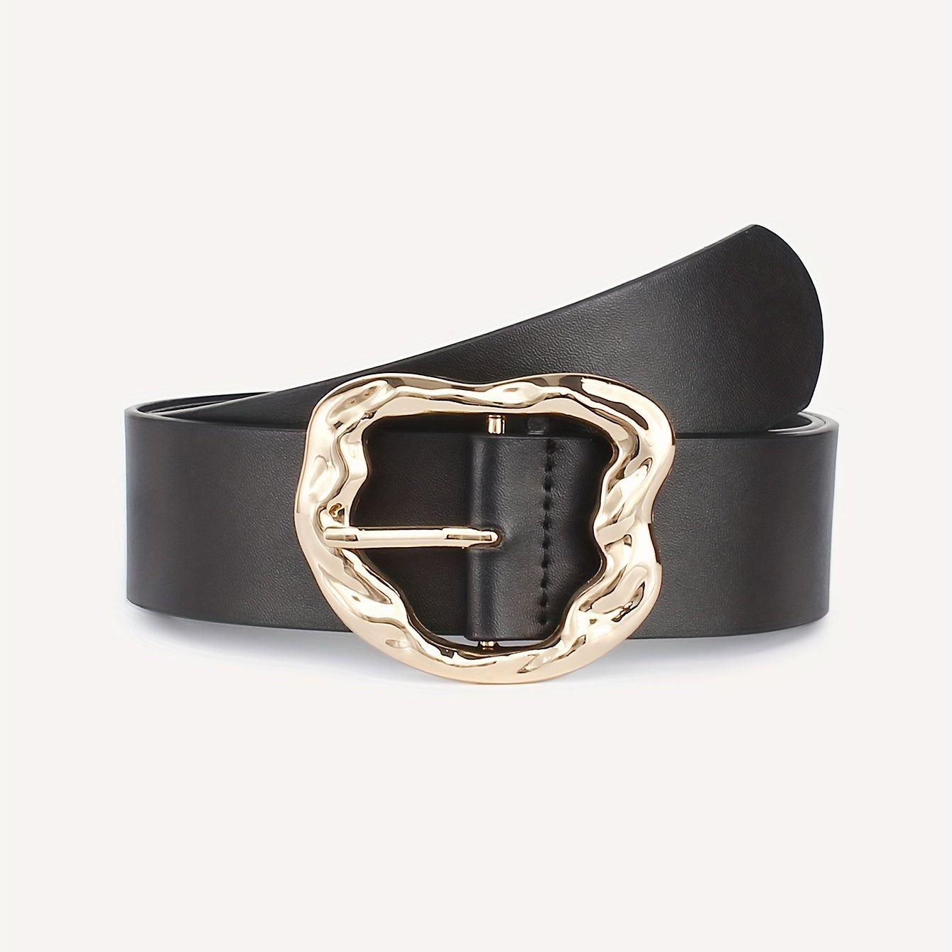 Metal Buckle PU Belt Unisex Casual Jeans Pants Belt For Women
