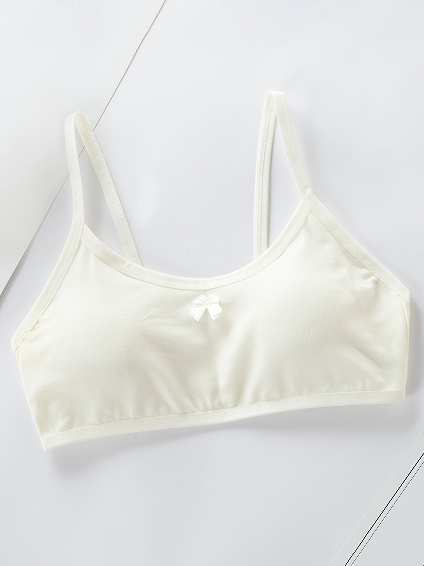 4pcs Small Kitted Vest For Junior High School Students Big Boy Girls Underwear
