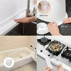 Waterproof PVC Sealing Strip Tape for Bathroom Shower Sink Bath