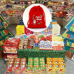 3pcs Christmas Drawstring Bags Christmas Gift Bags Random