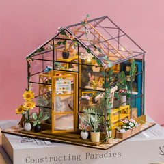 DIY Dollhouse Mini Kits 3D Puzzle Model Toys With Furniture Wooden Crafts