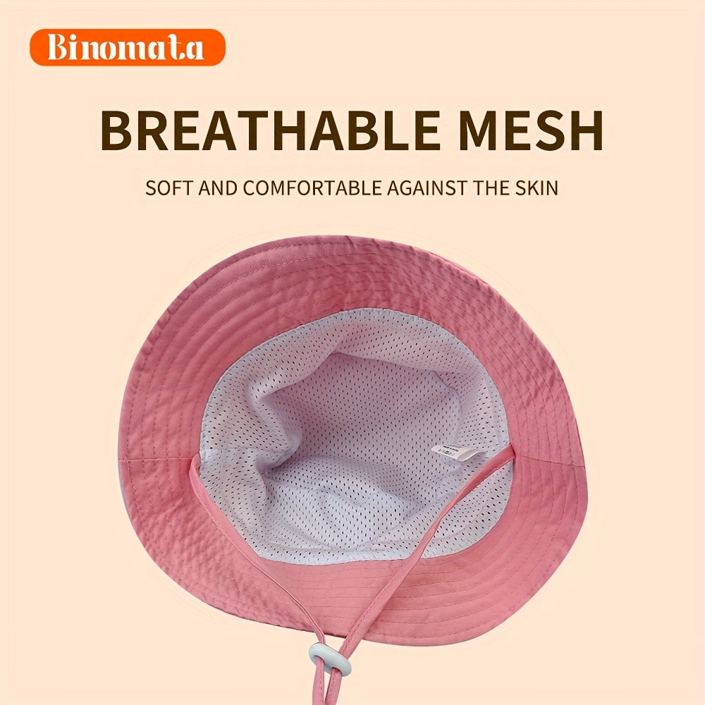 Breathable Wide Brim Sun Protection Bucket Hat for Outdoor Activities
