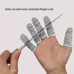 10pcs Cut Resistant Finger Sleeves for Outdoor Activities