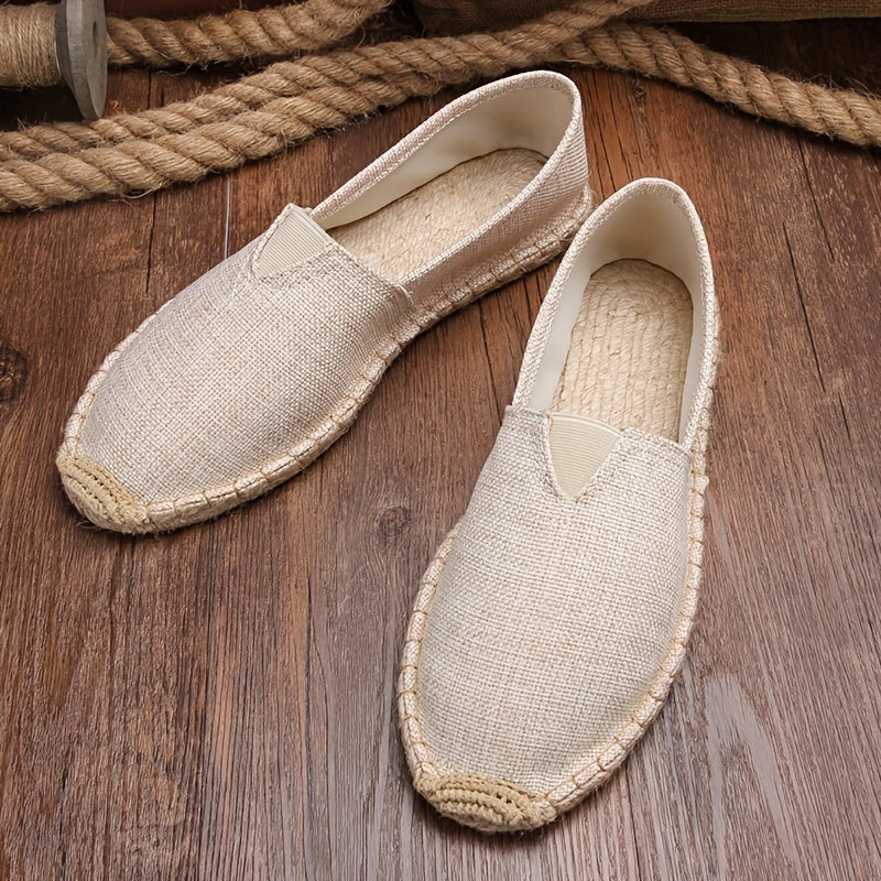 Men's Espadrille Shoes Casual Slip on Shoes Comfortable 
