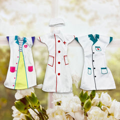 3pcs Mini Dollhouse Nurse Uniform Set for 11.5 inch Dolls