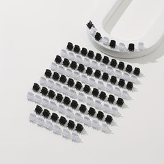 100pcs Mini Hair Claw Clip Solid Style Shark Claw For Side Hair